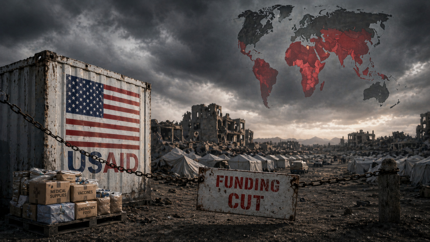 Kryzys pomocy humanitarnej: USA wycofują się, a 350 000 osób już za to zapłaciło życiem